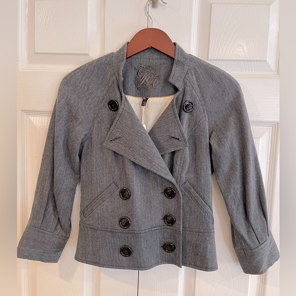 NWT 7 for all mankind double button jacket